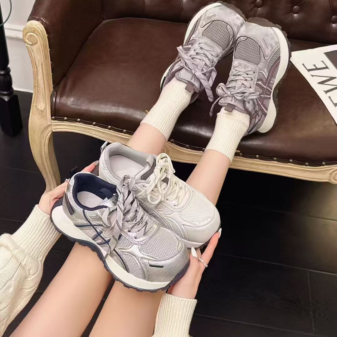 老爹鞋女款2026新款秋春季厚底增高休闲鞋百搭运动鞋子1892