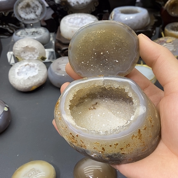 摆件未镶嵌紫晶聚宝盆