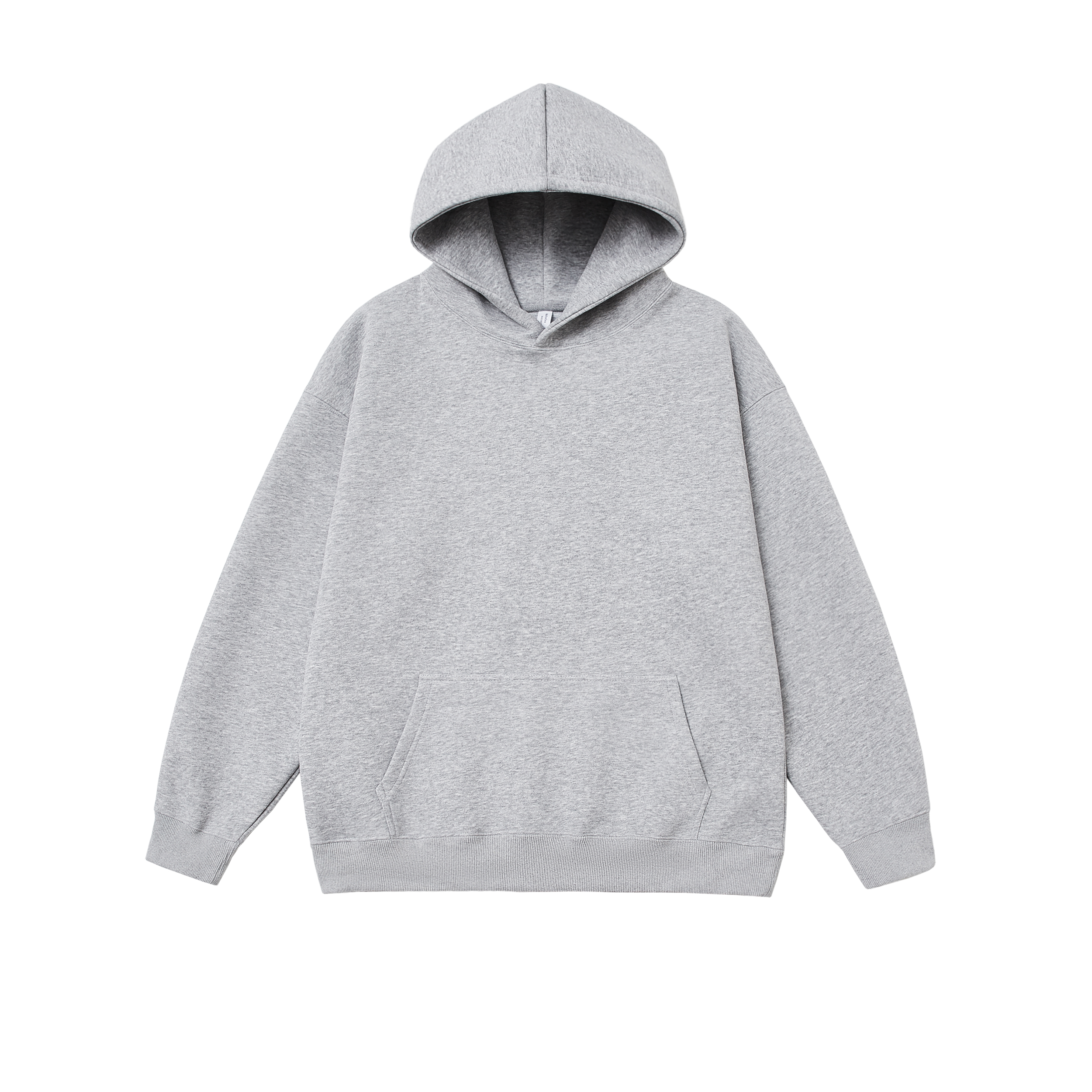 TPmelon情侣水洗厚款卫衣连帽百搭男士上衣秋冬灰色纯色套头