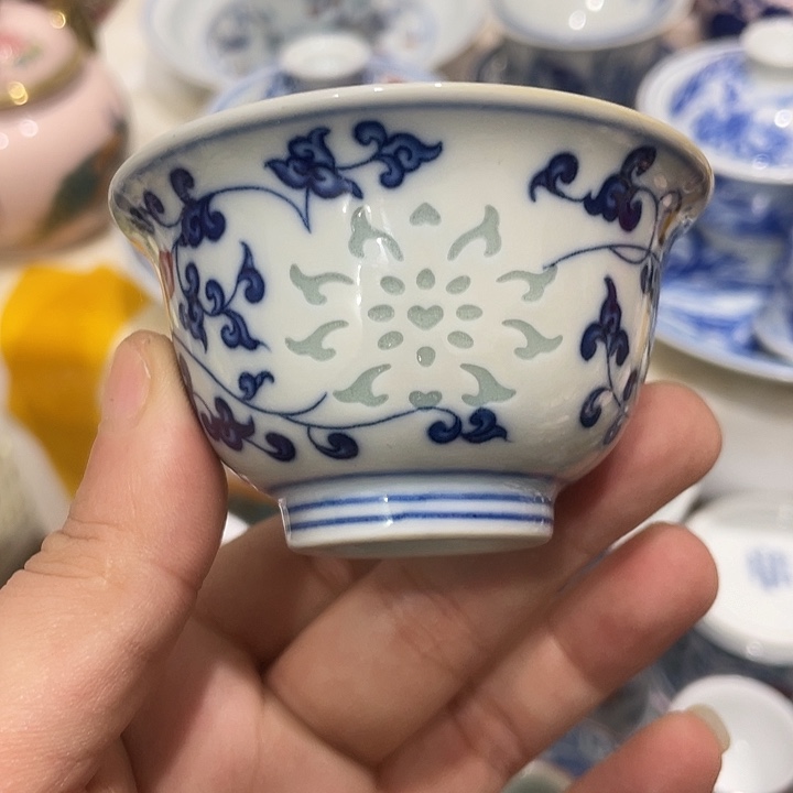 陶摆件景德镇陶瓷主人杯2334