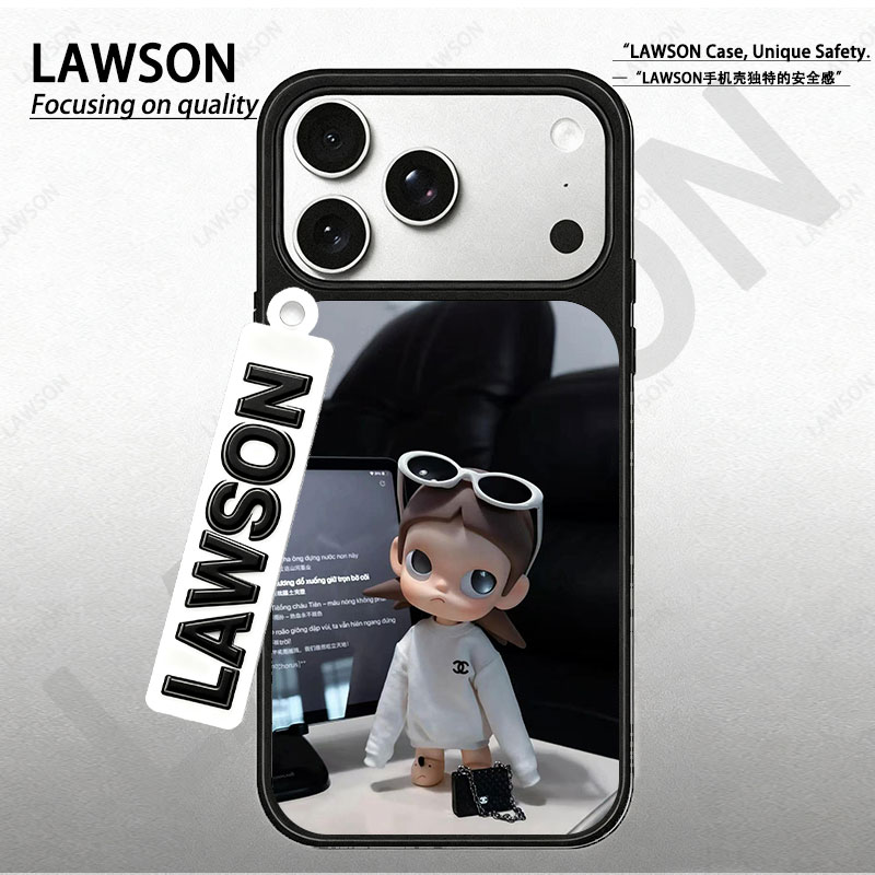 好看小野磨砂磁吸黑边苹果17promax/16/15华为小米防摔防汗手机壳