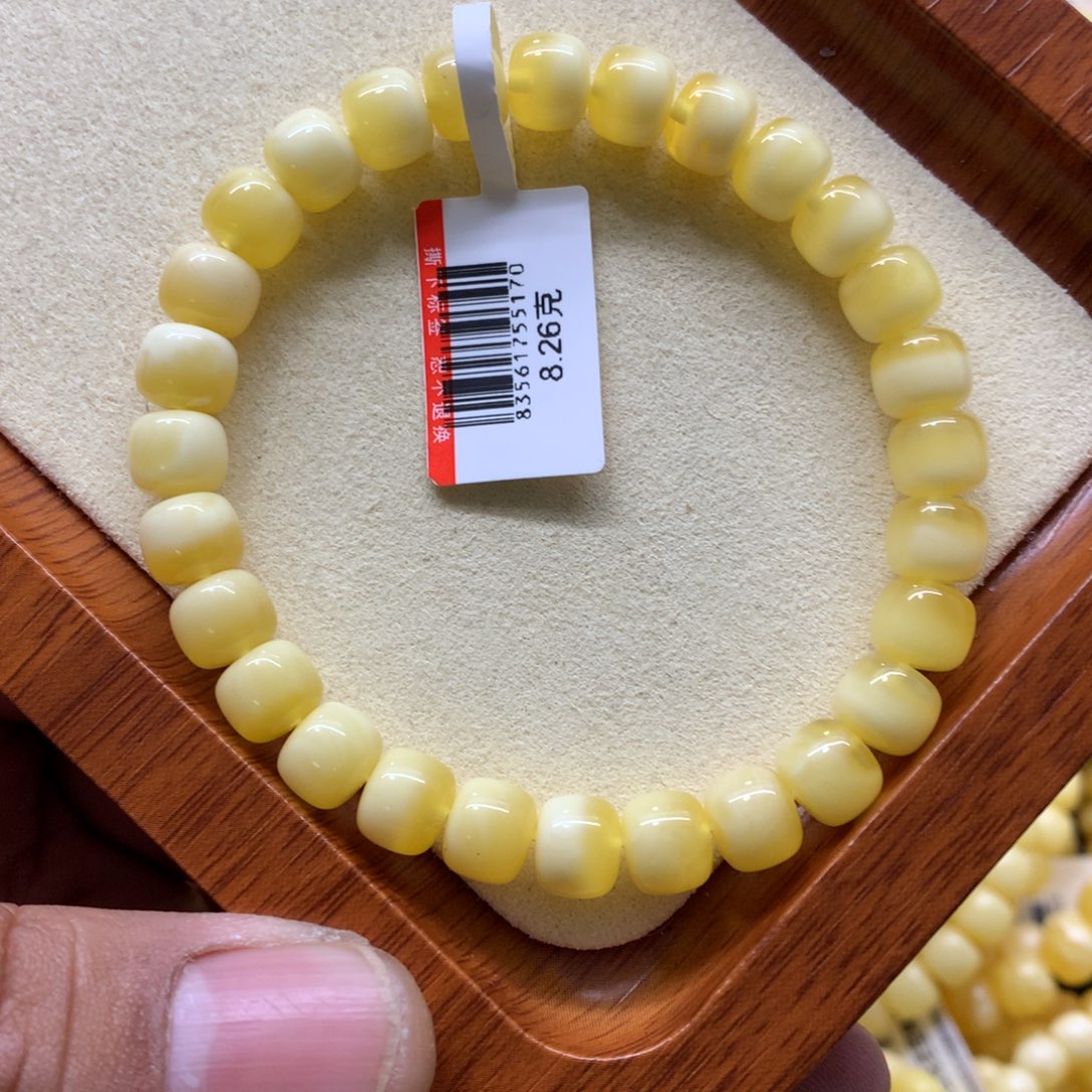 蜜蜡手链未镶嵌蜜蜡
