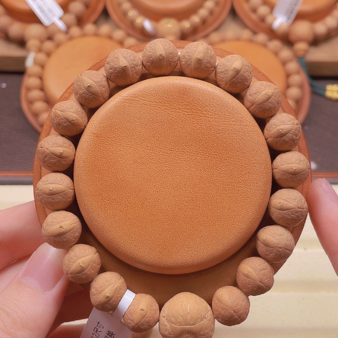 凤眼菩提手串单舱厚皮壳12尺寸