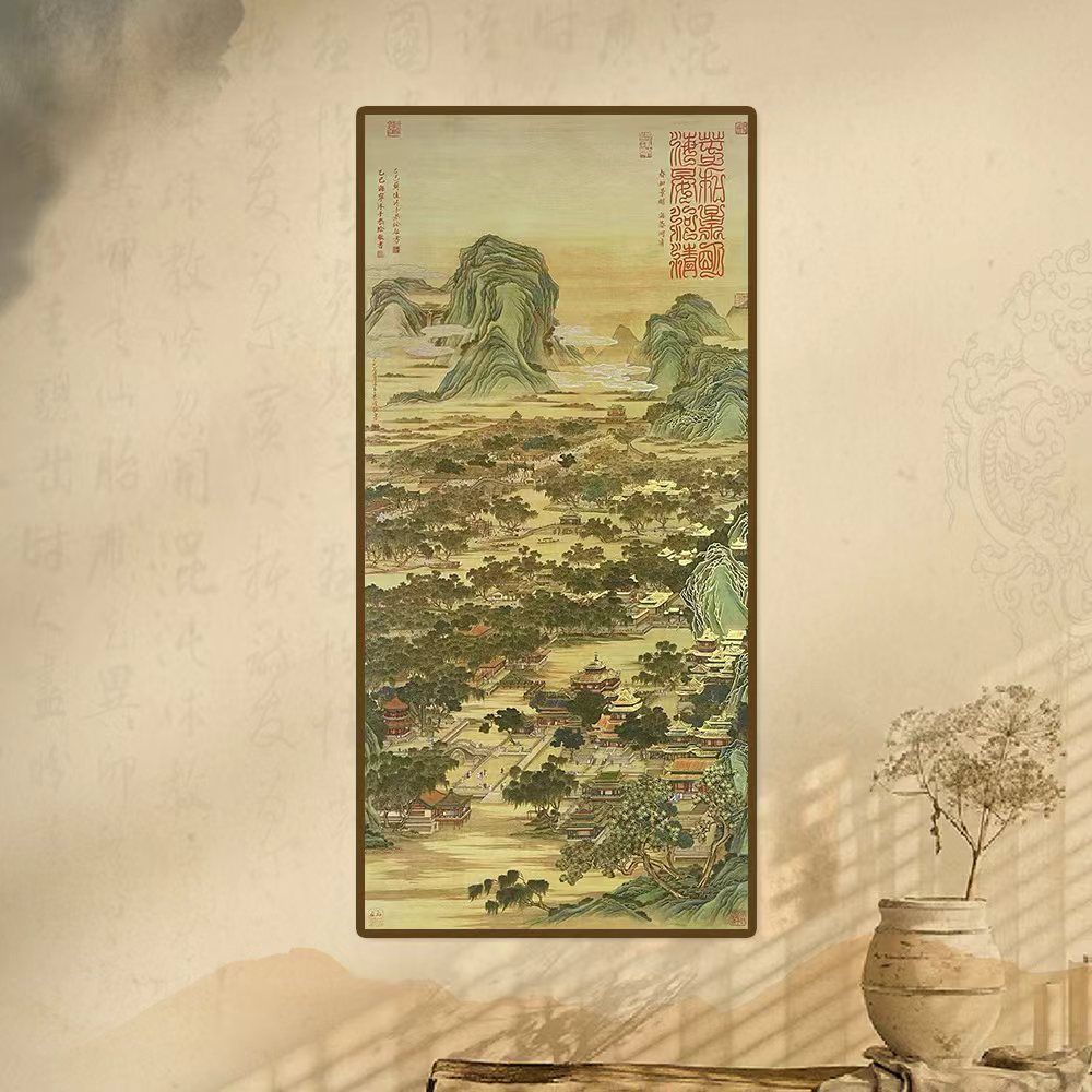 葛溪月老师展览代表作品——《宫廷盛世》