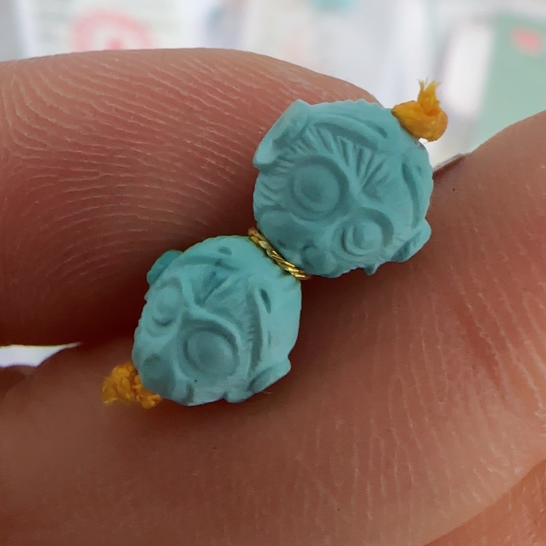 绿松石珠宝半成品未镶嵌