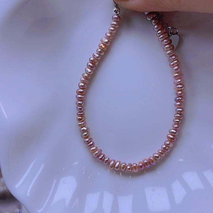 淡水珍珠手绳合金