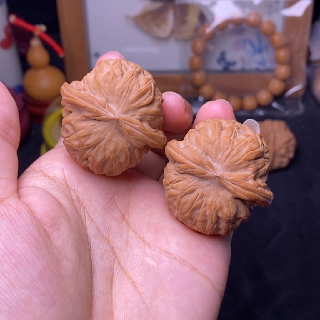 文玩核桃把件39石门元宝