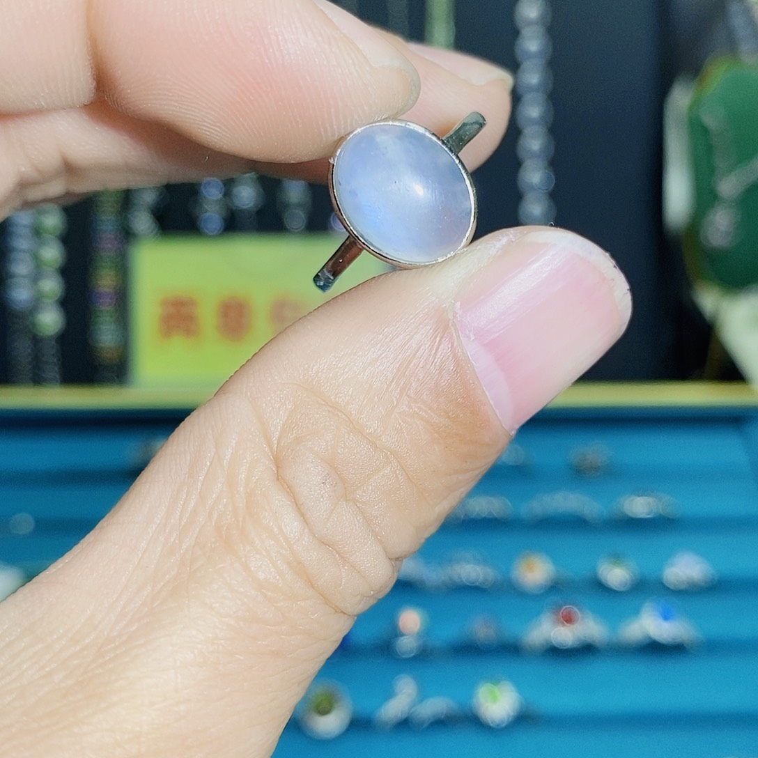 紫晶珠宝半成品银S925镶嵌