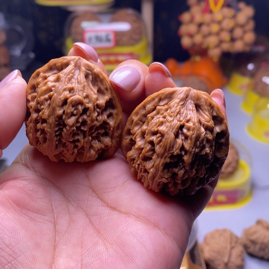 把件文玩核桃010三角疆39尺