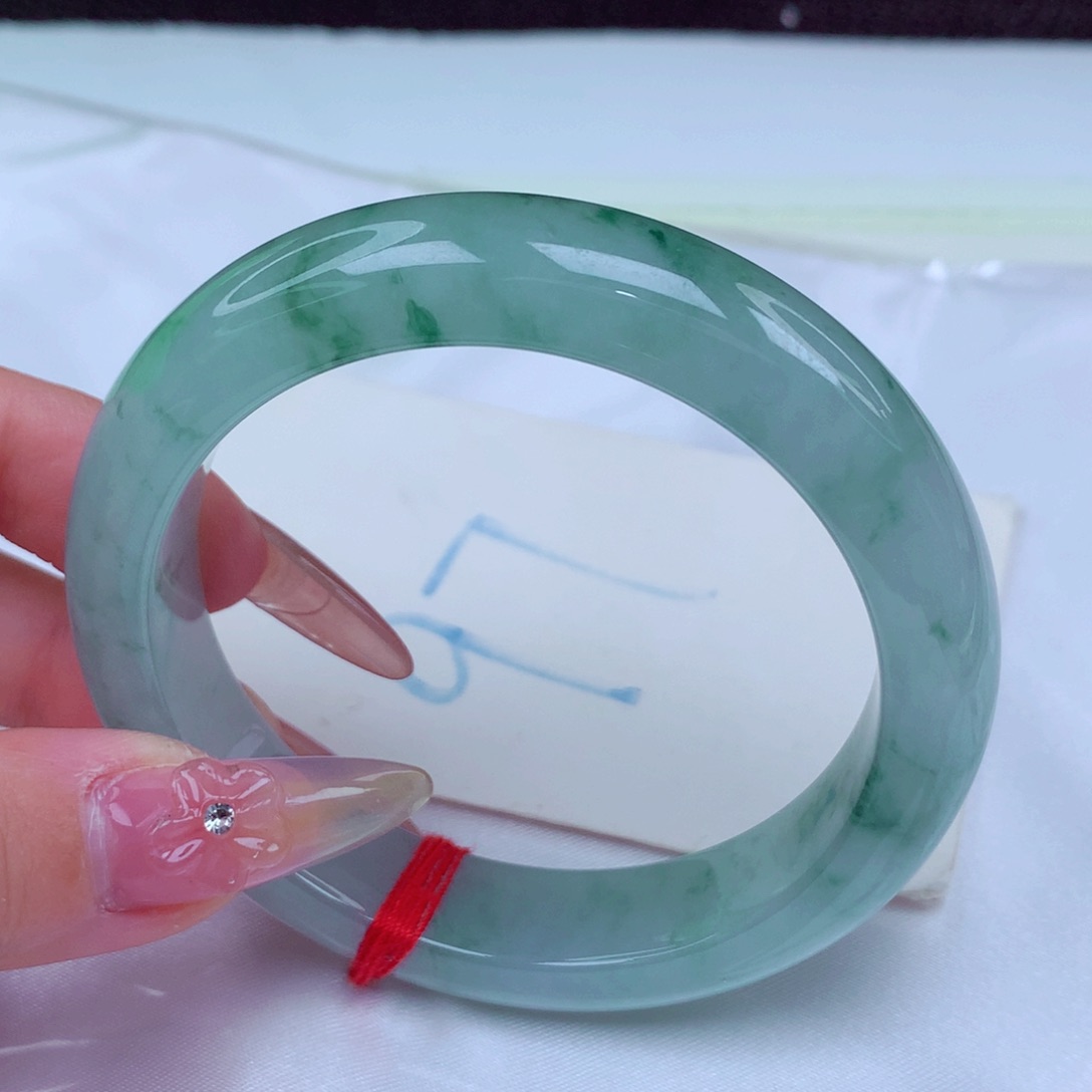 翡翠手镯未镶嵌天然缅甸翡翠A货手镯