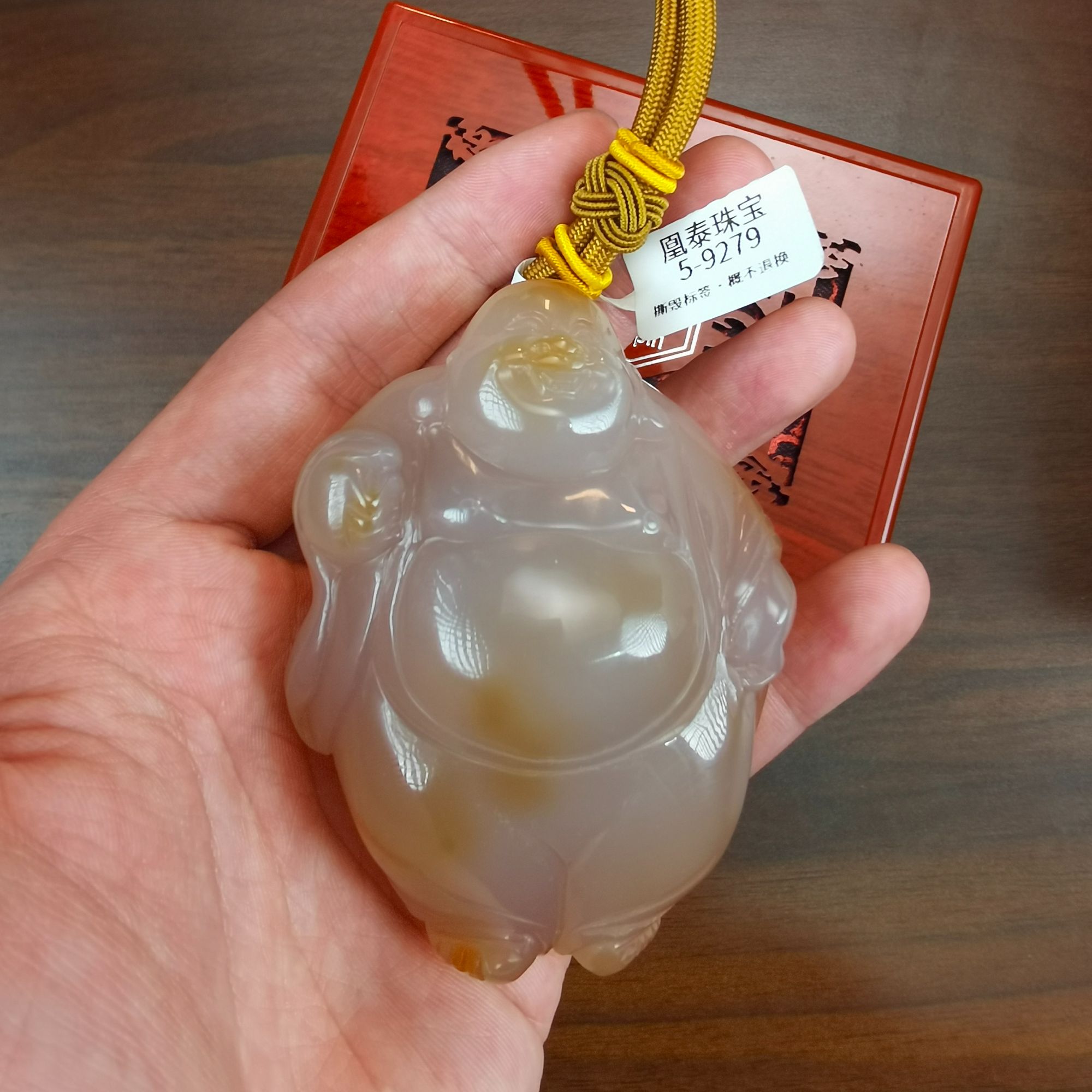 凰泰珠宝-天然玉石手把件5-9279