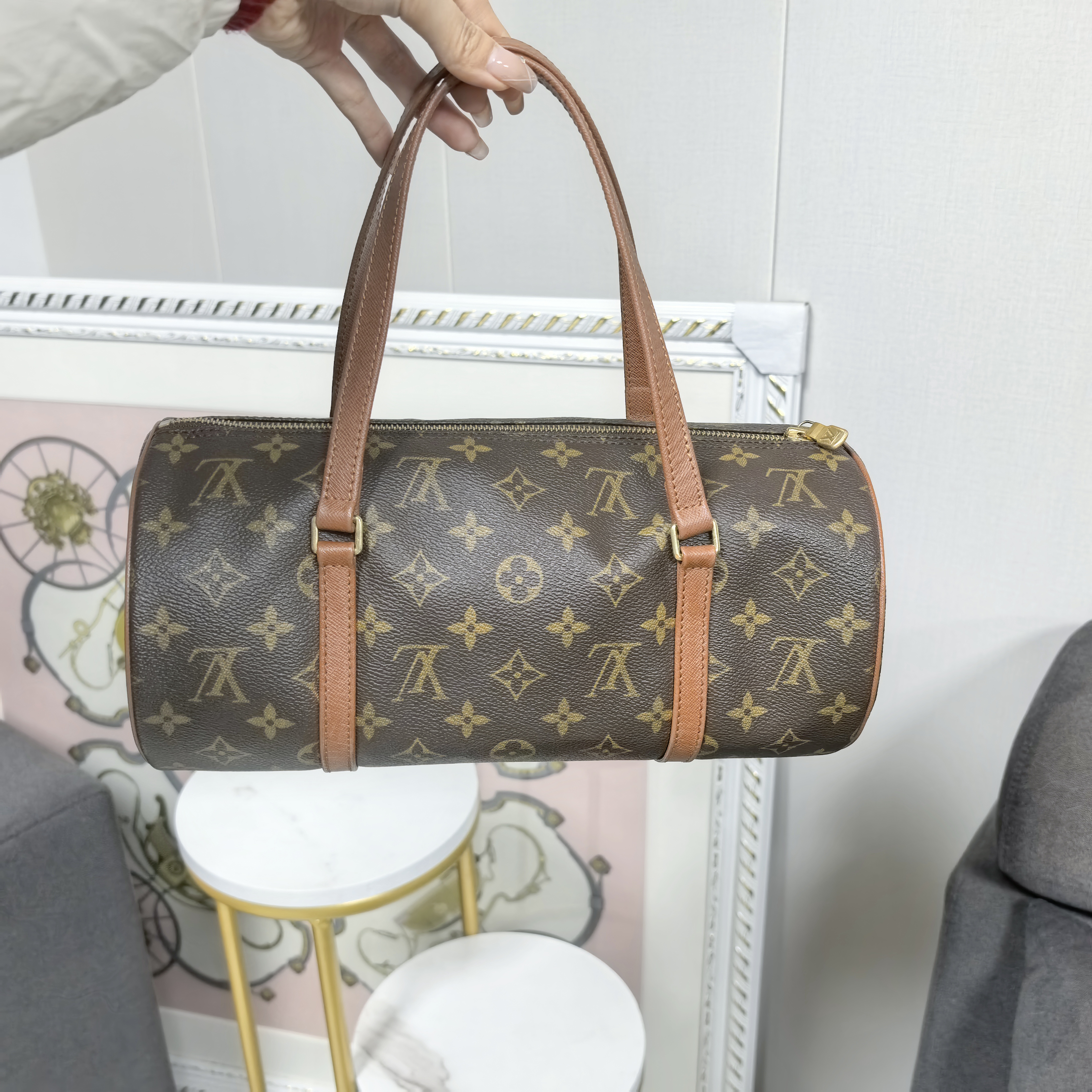 95新 LouisVuitton/路易威登 兔兔奢欣欣/LV巴比龙30/330816034-1