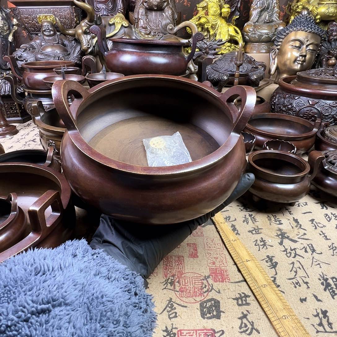 香炉 家用供香炉 风水摆件 聚宝盆 家居摆件