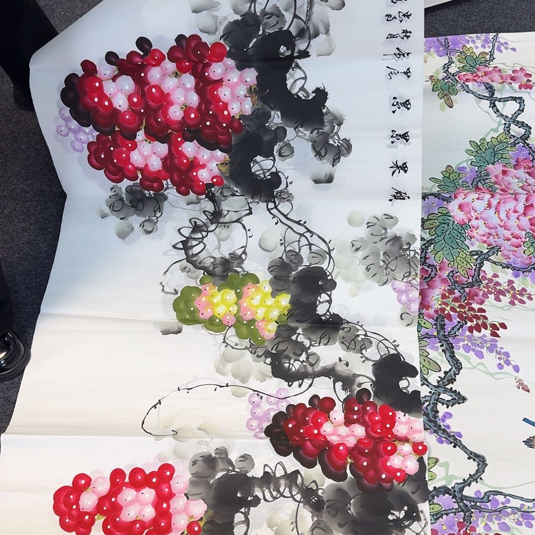 纯手绘国画作品好看