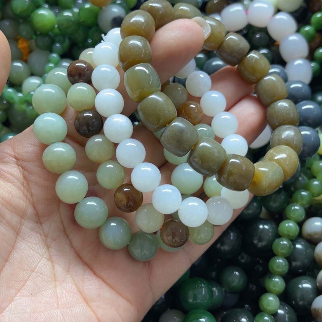 和田玉手链未镶嵌