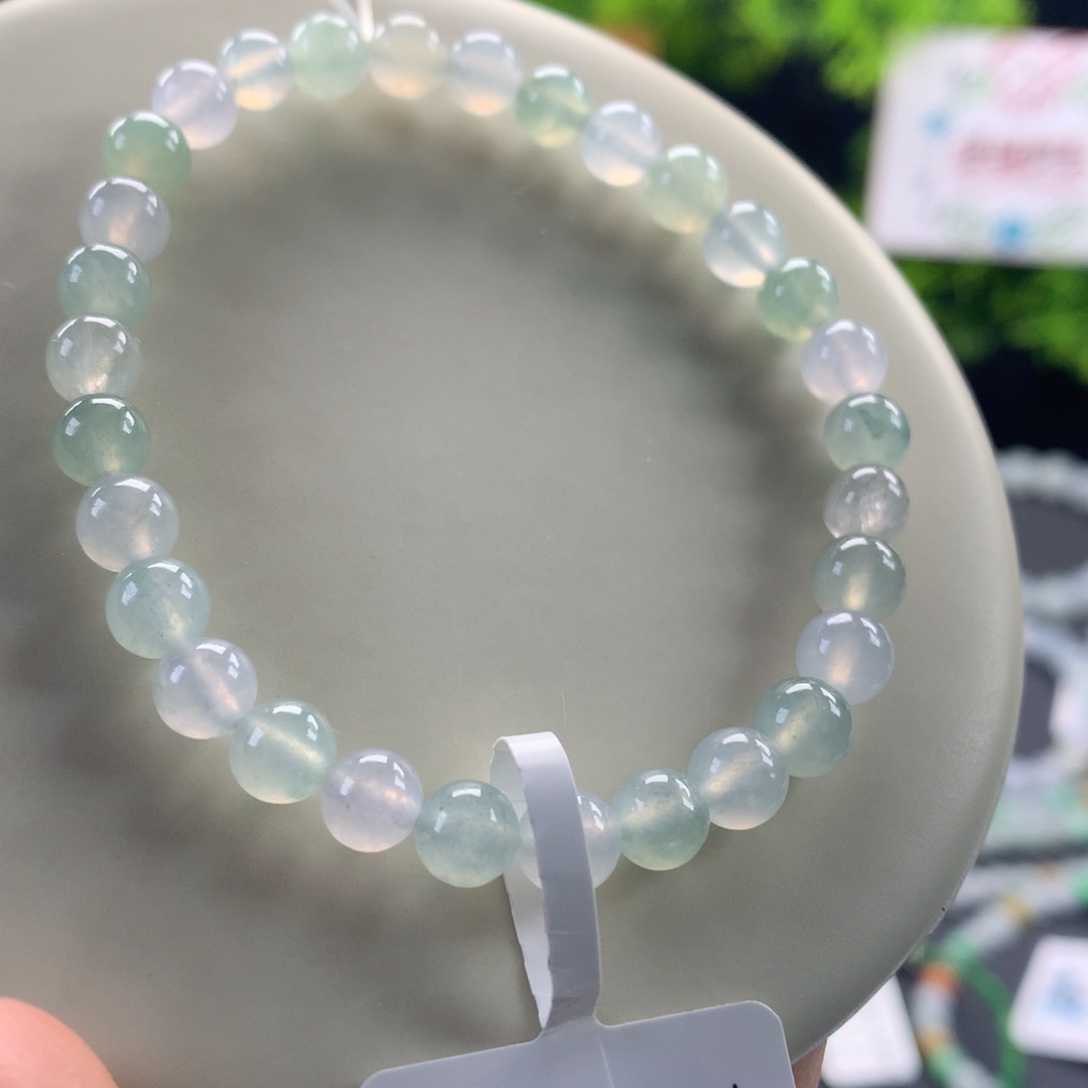 翡翠未镶嵌手链卡5