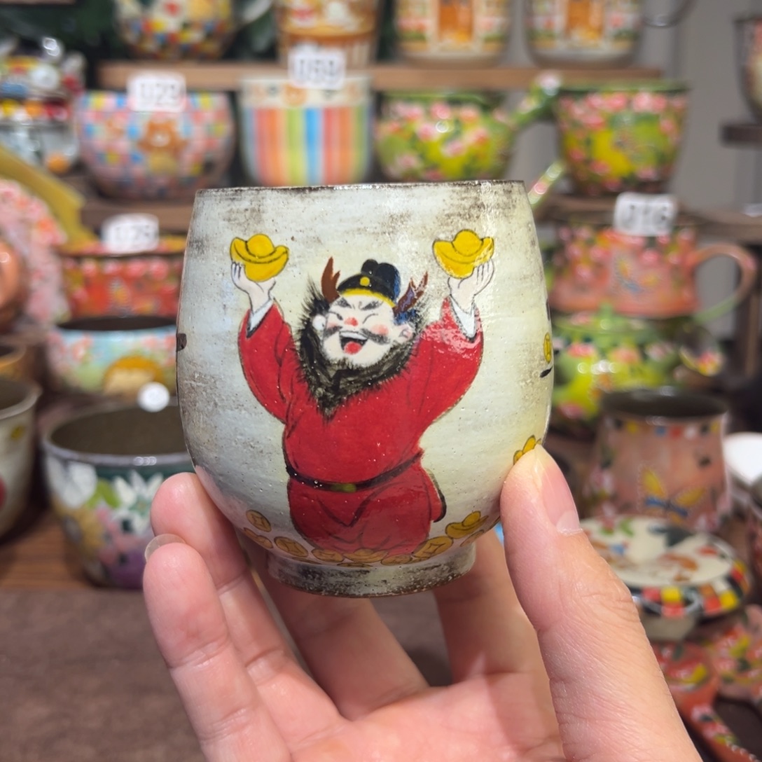 紫砂 景德镇陶瓷手绘杯