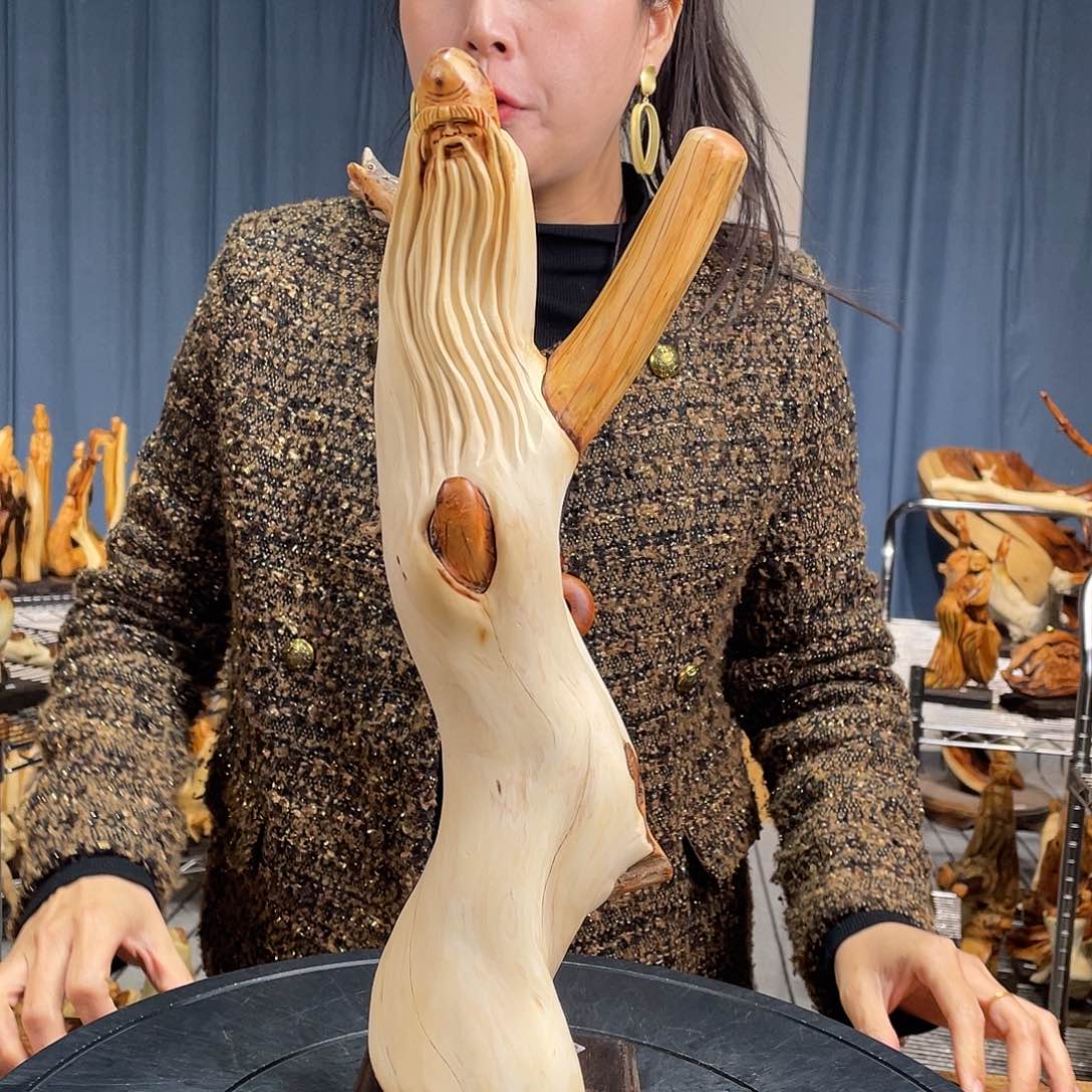 柏木（崖柏）随型艺术根雕