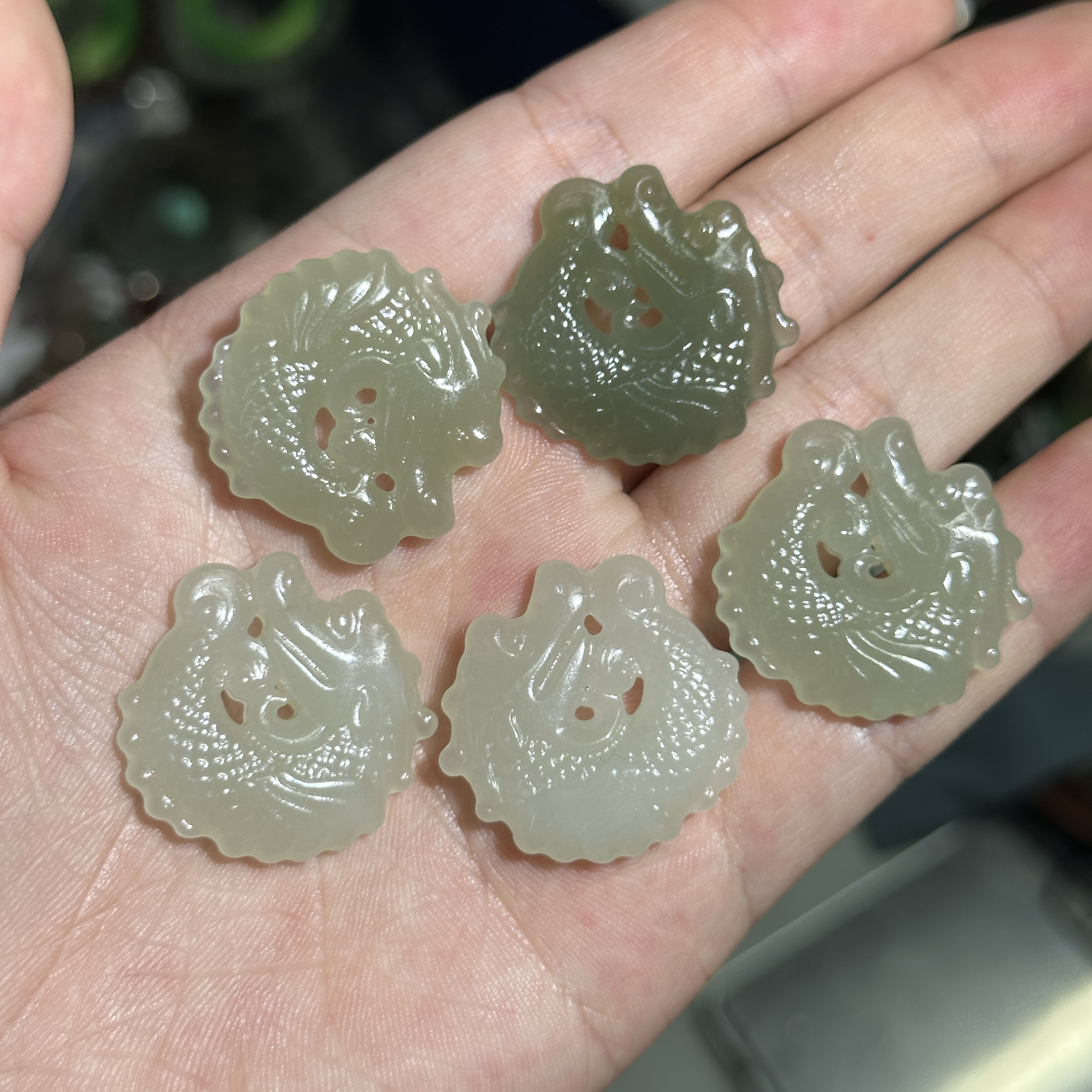 【L70】和田玉大鱼化龙多样性发其一