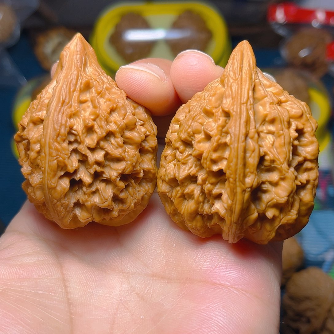 文玩核桃吊坠大沽石