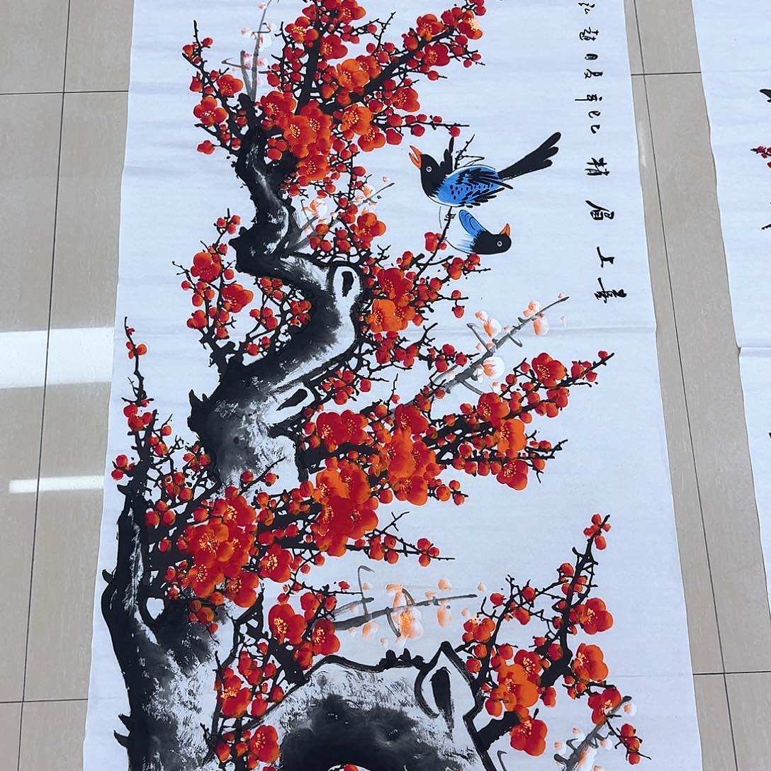 国画国画作品展。国画
