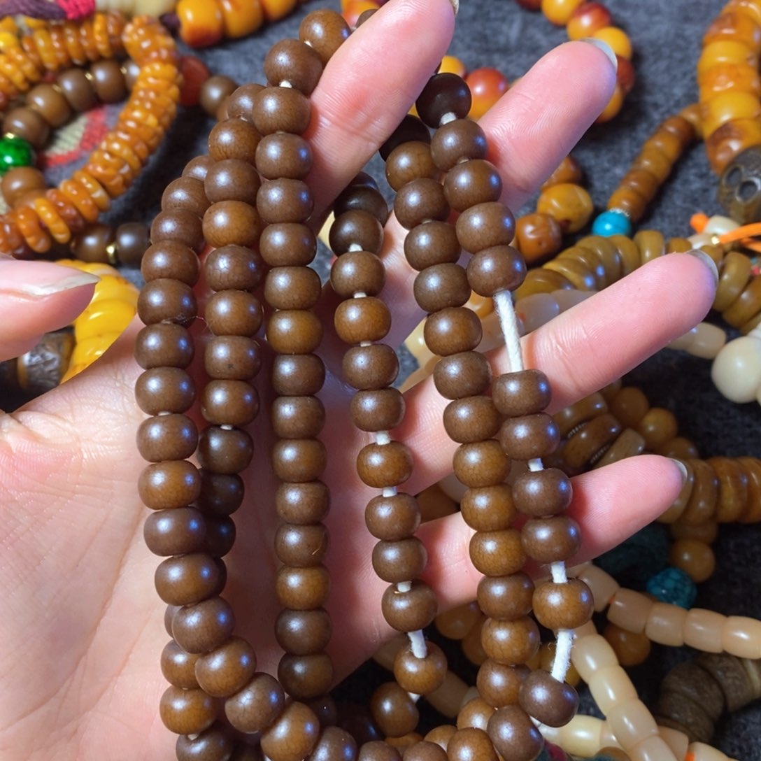 香榧木藏区手串可以菩提