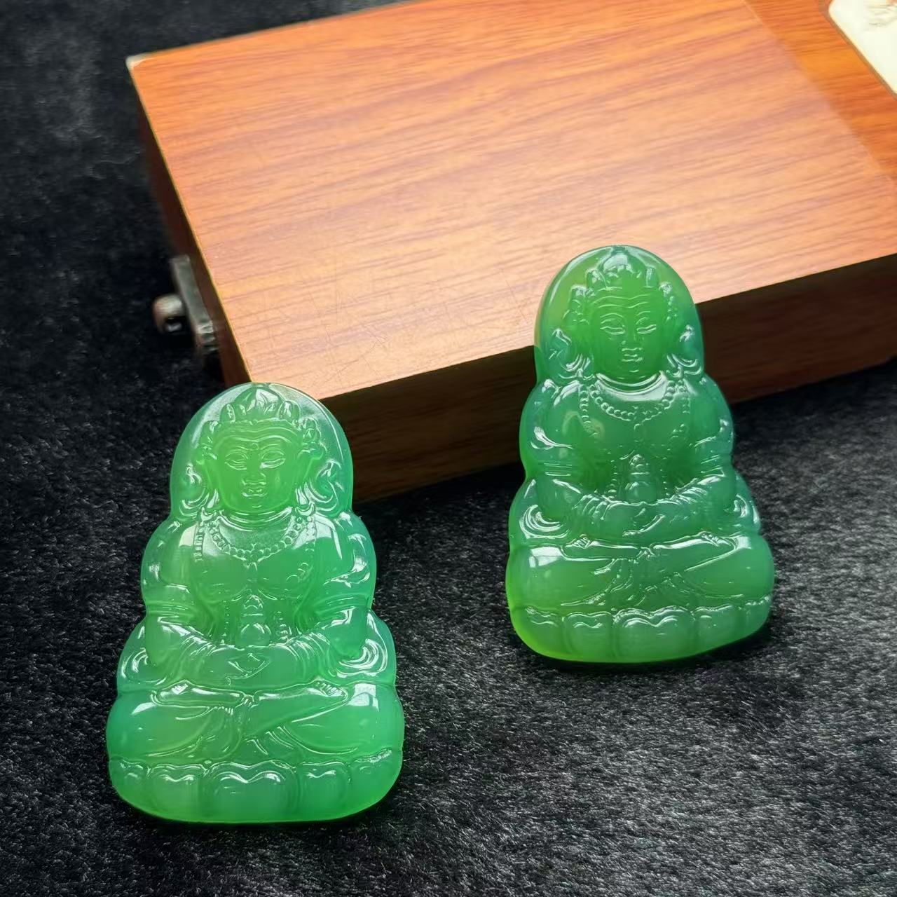 天然珠宝玉石冰阳绿度母吊坠-DH039-D5-多样性发一