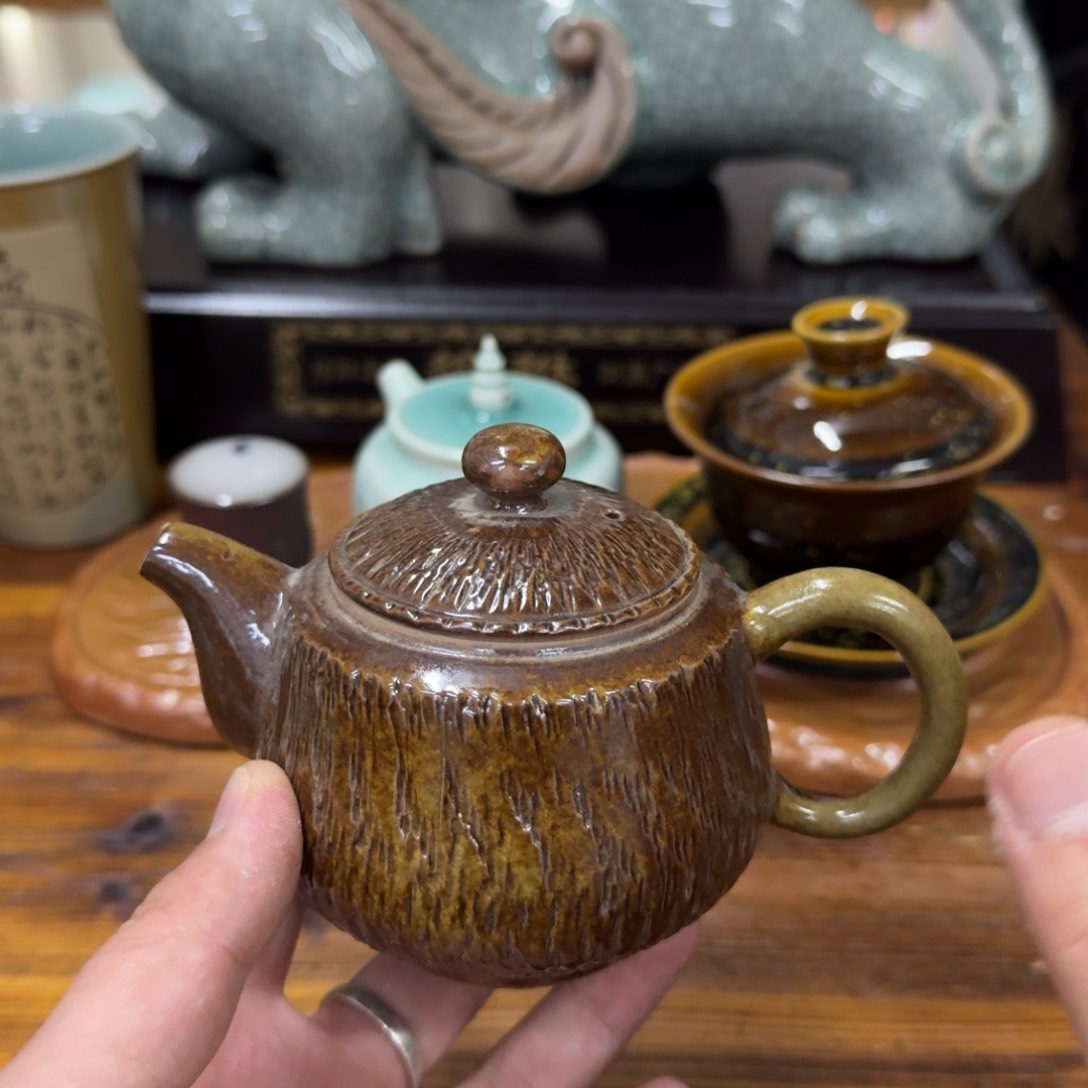 龙泉青瓷茶具微瑕7776