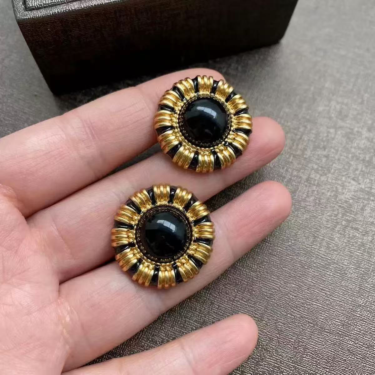 铜合金耳饰 阿媚工厂直销耳钉B97