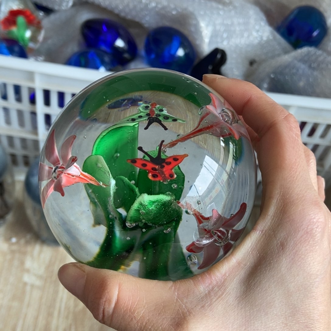 琉璃手工艺品瑕疵