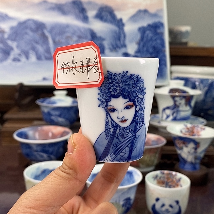 杯景德镇手工手绘陶瓷，高亮兴老师作品
