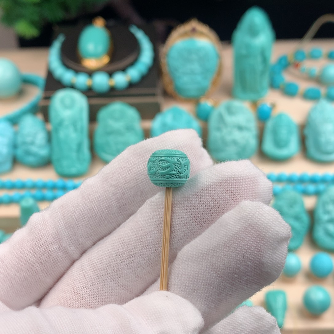 【闪购商品】绿松石珠宝半成品未镶嵌