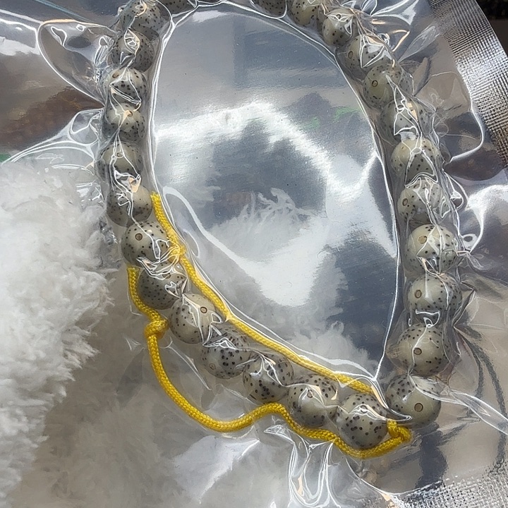 星月菩提手串144黑冰星月菩提0.9圆手持