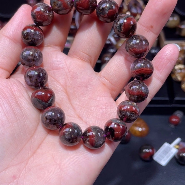 水晶手串未镶嵌极光手链