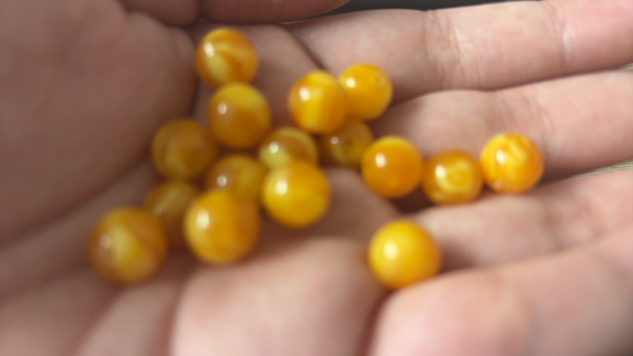 D194琥珀蜜蜡10mm单珠