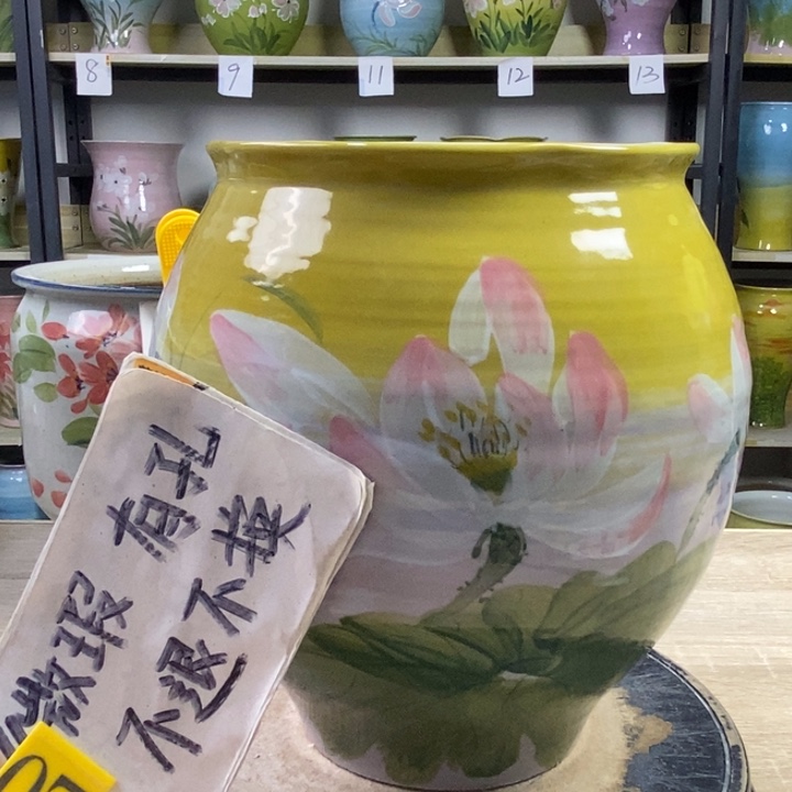 景德镇高温陶瓷花盆