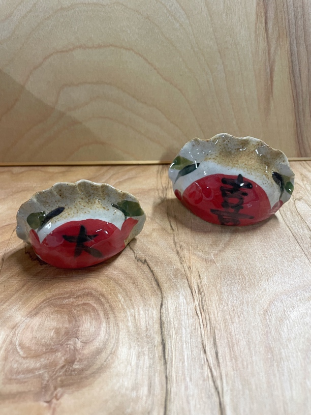 勤文堂宣纸·手绘陶瓷【饺子镇尺 笔搁】1个