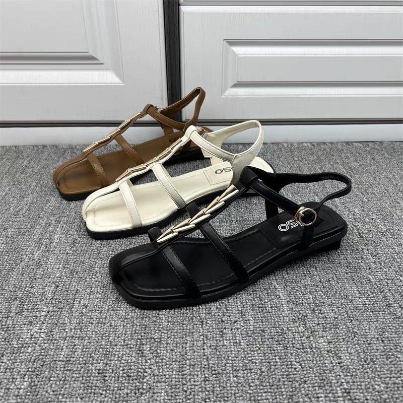 【孟孟推荐】a109，平底罗马凉鞋