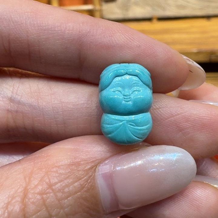 绿松石未镶嵌雕刻件