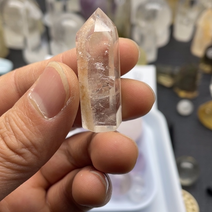 水晶83未镶嵌兔毛幽灵