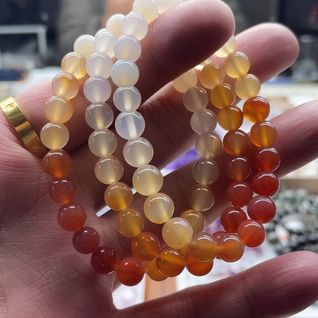 手链水晶未镶嵌原创玛瑙手串