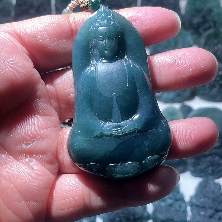 定制翡翠未镶嵌观音
