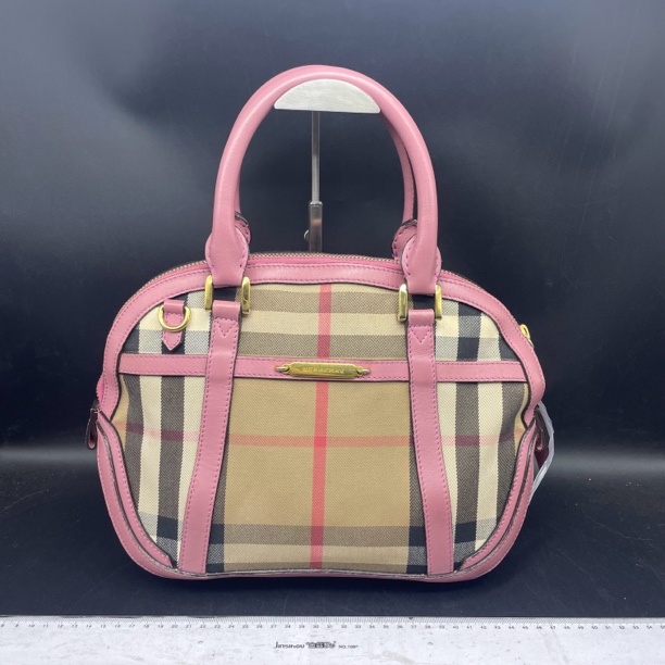 95新 BURBERRY/博柏利 贝壳手提包/14221