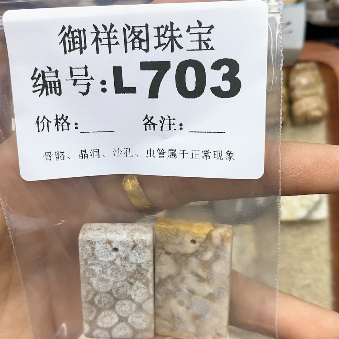 硅化珊瑚（珊瑚玉）L未镶嵌珍**康