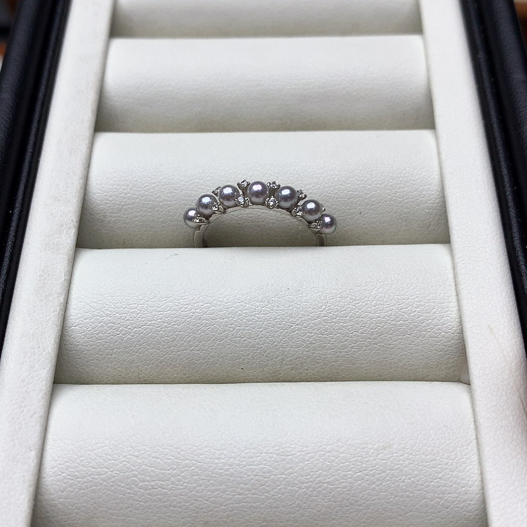 海水珍珠戒指银S925镶嵌