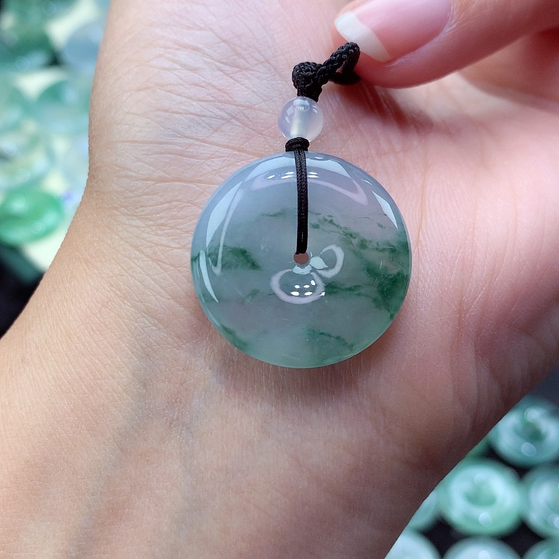 翡翠颈饰未镶嵌91尺寸24.1-6.1