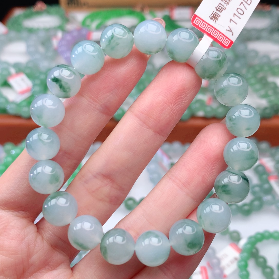 翡翠手链未镶嵌翡翠10mm