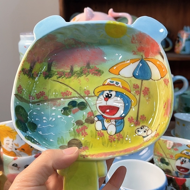 陶景德镇釉下手绘陶瓷 