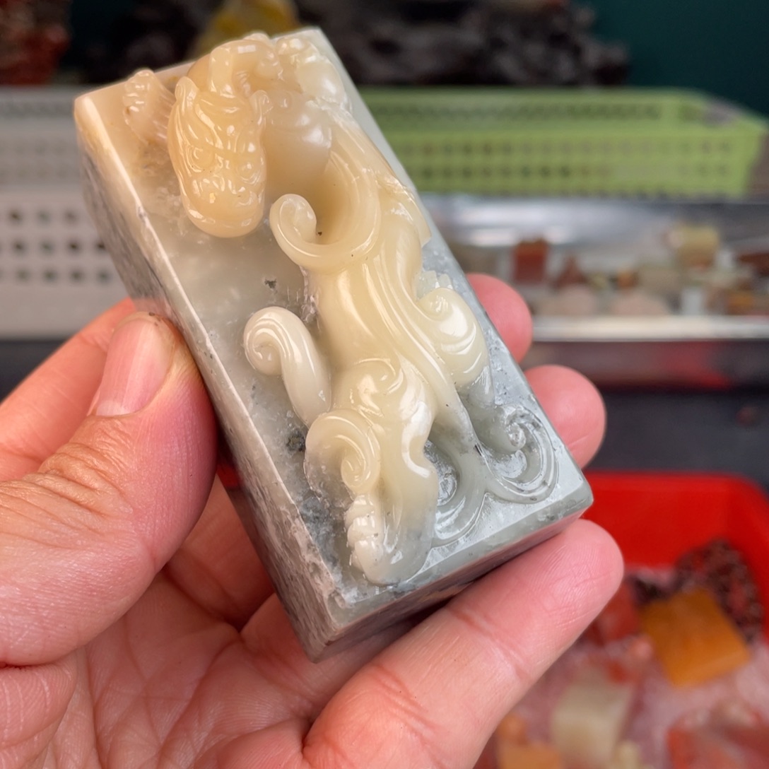 寿山石印石连*?寿山石印章
