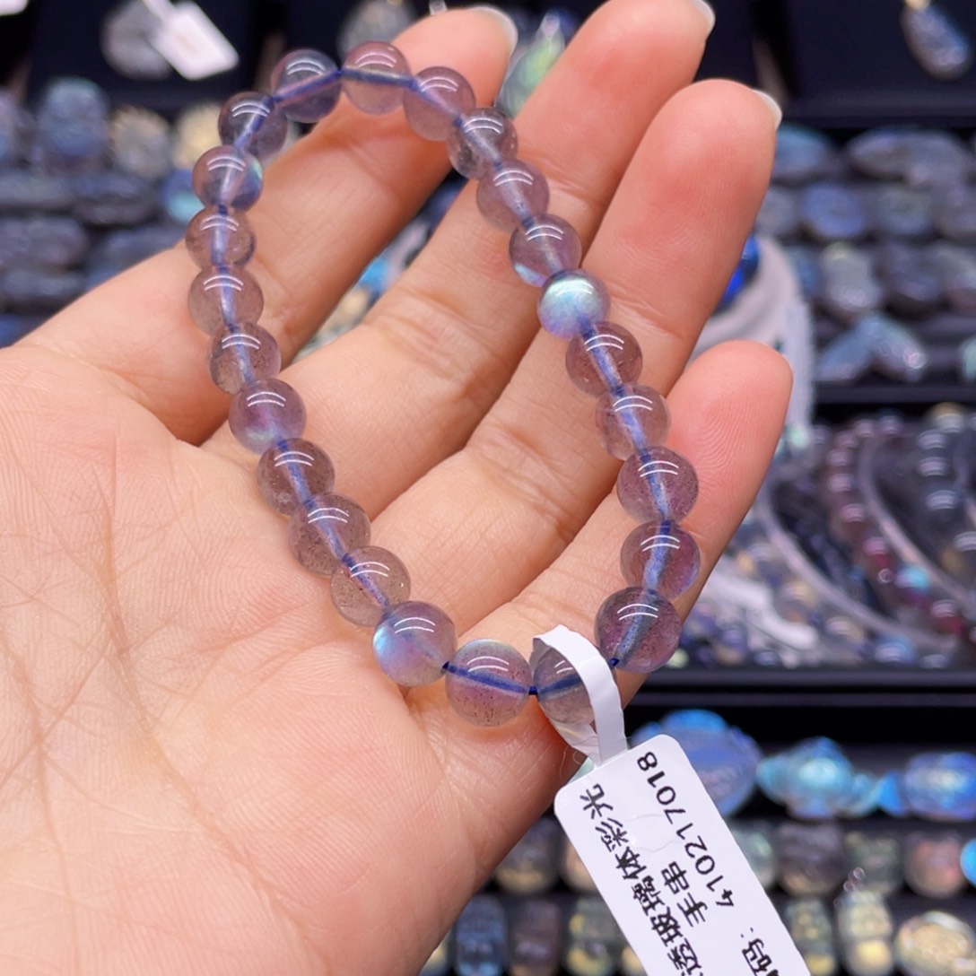 长石手串未镶嵌一**.7.8左右